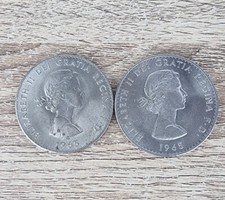 1965 churchill coin Set Of 2 