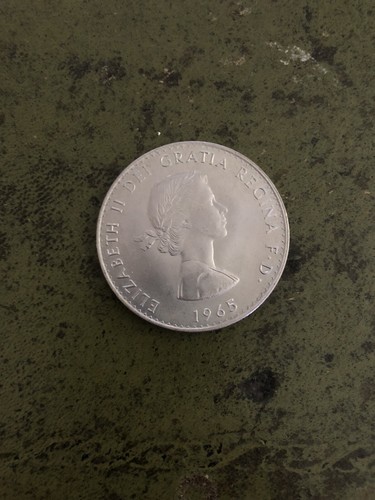 Churchill coin 1965 plastic - coin,